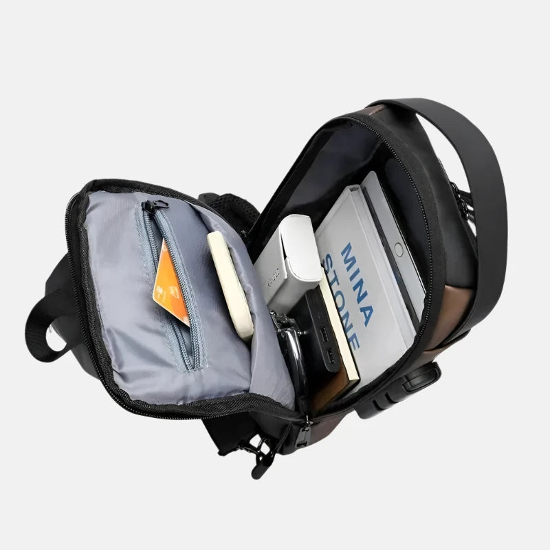 Bandolera Masculina con USB