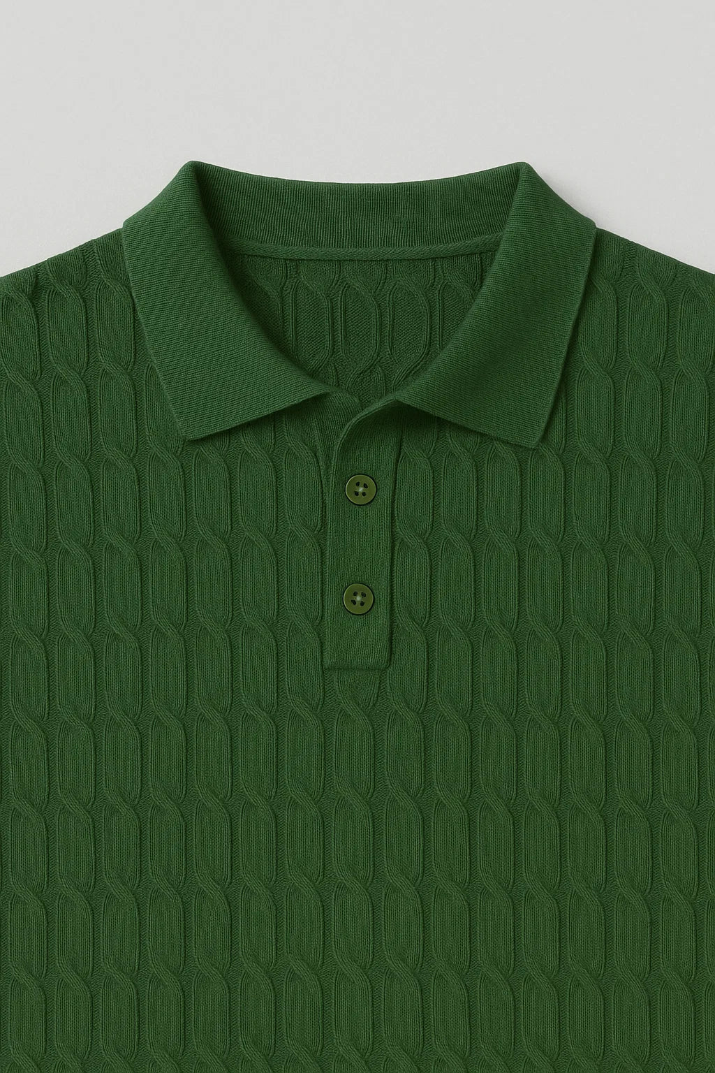 leinwande knit polo グリーン Textured Knit Polo – Executive Store